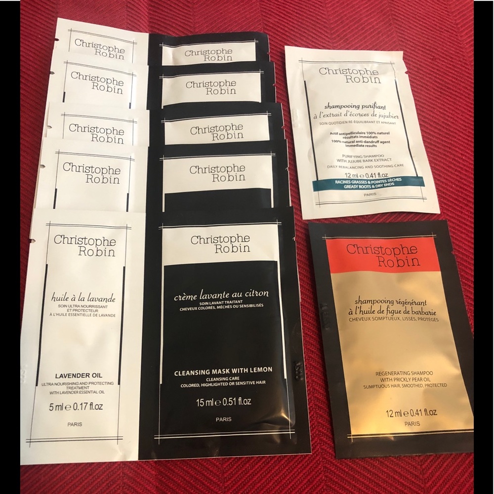 Christophe Robins Samples - 12 Pieces Total!